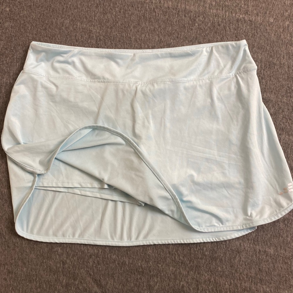 BCG Womens XL Light Blue Athletic Skort Tennis Golf Active Skirt with Shorts